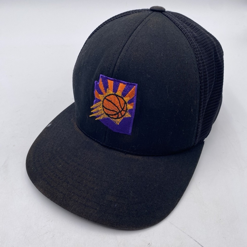 Phoenix Suns‎ Hat Black SnapBack Mesh Trucker Cleaned SEE PICS